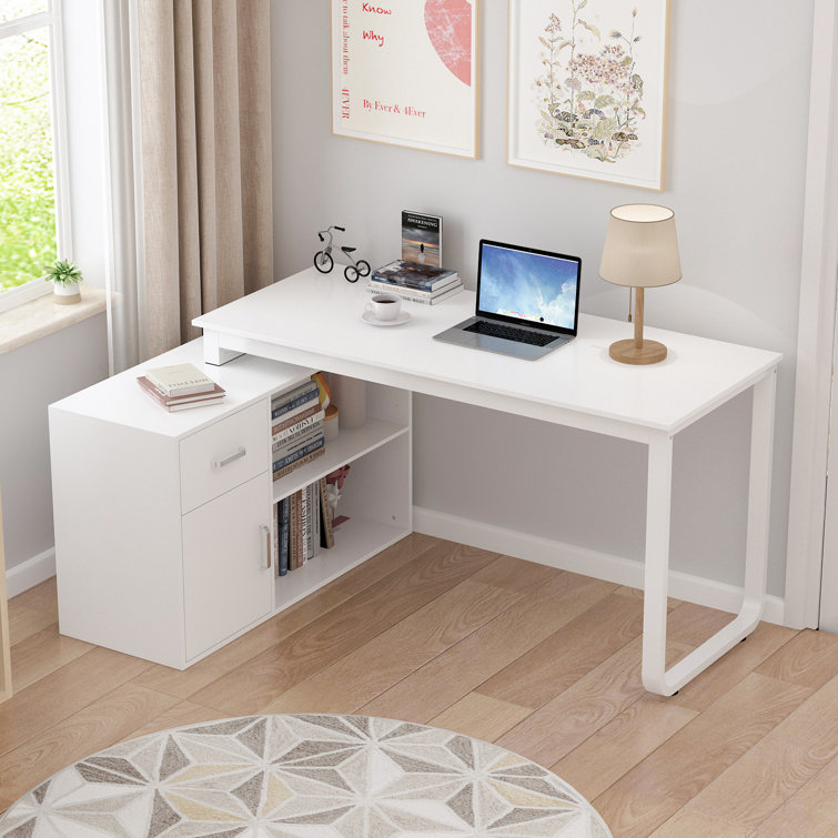 Wade Logan® Anyi Reversible LShape Desk Wayfair Canada